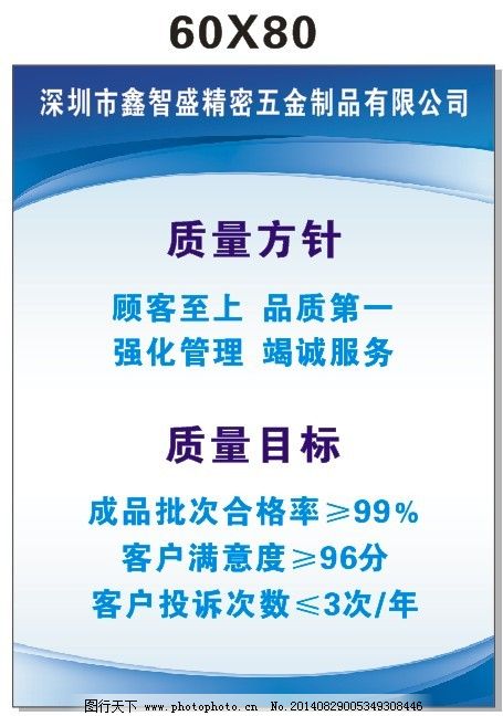 工廠展板 企業形象與質量方針的高效傳達工具